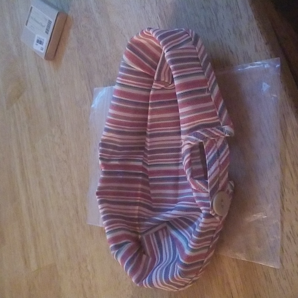 Market Stripe fabric liner for Longaberger 2004 Thank you basket NWT